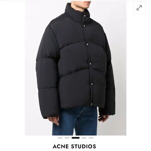 Acne Studios Black Puffer Jacket